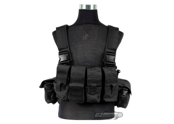 Pantac USA 1000D Cordura Active Shooter Chest Rig ( Black )