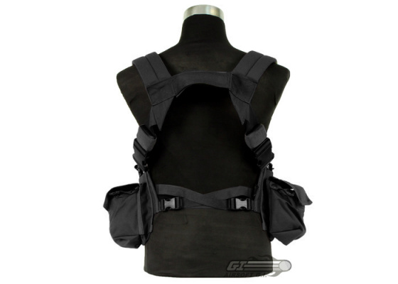 Pantac USA 1000D Cordura Active Shooter Chest Rig ( Black )