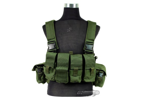 Pantac USA 1000D Cordura Active Shooter Chest Rig ( OD Green )