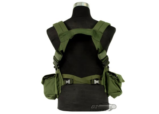 Pantac USA 1000D Cordura Active Shooter Chest Rig ( OD Green )