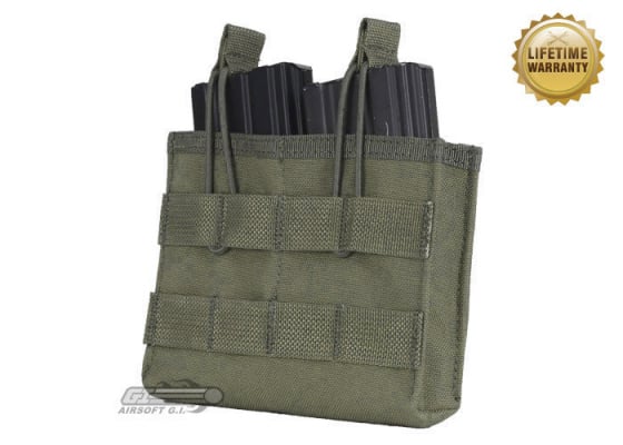 Pantac USA 1000D Cordura Molle EV Universal Double Magazine Pouch ( Ranger Green )