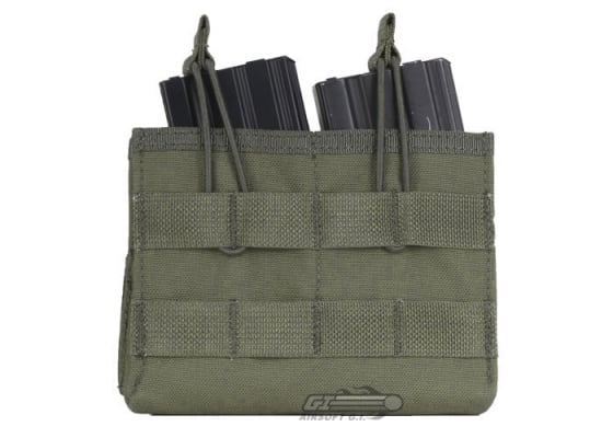 Pantac USA 1000D Cordura Molle EV Universal Double Magazine Pouch ( Ranger Green )