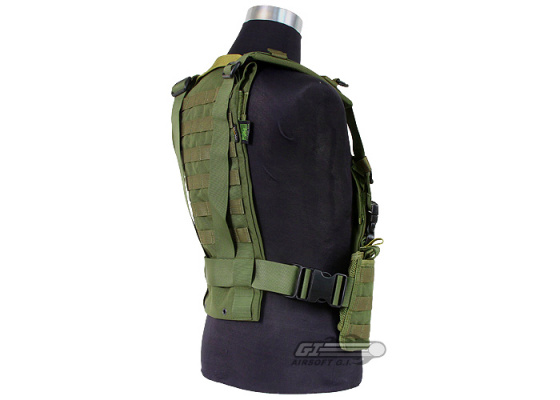 Pantac USA 1000D Cordura Molle MPS Chest Rig ( OD / Tactical Vest  )