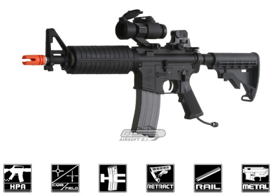 PolarStar PR-15 M4 CQBR Carbine HPA Airsoft Rifle ( Black )