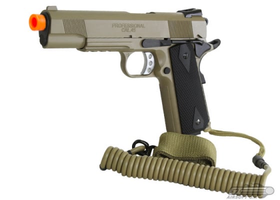 Socom Gear M1911 Desert Warrior GBB Airsoft Pistol ( Tan )