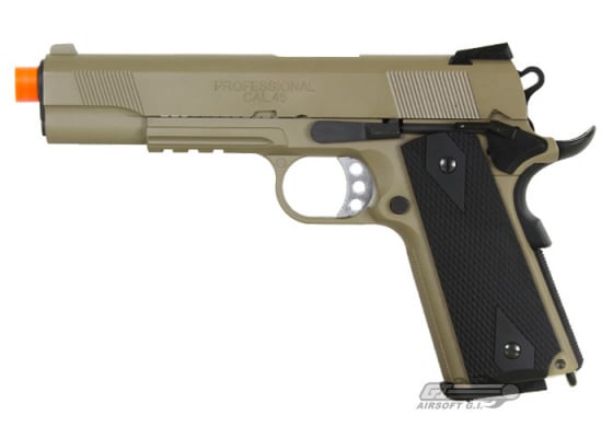 Socom Gear M1911 Desert Warrior GBB Airsoft Pistol ( Tan )