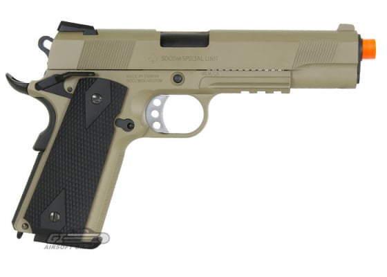 Socom Gear M1911 Desert Warrior GBB Airsoft Pistol ( Tan )