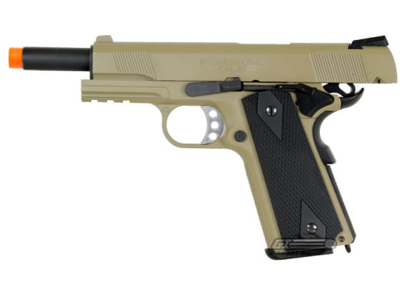 Socom Gear M1911 Desert Warrior GBB Airsoft Pistol ( Tan )