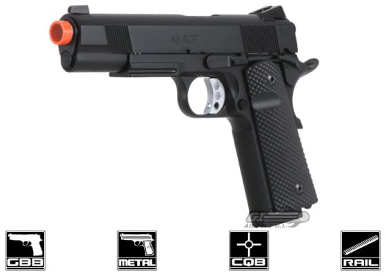 SOCOM Gear Baer 1911 Ultimate Recon GBB Airsoft Pistol ( Black )