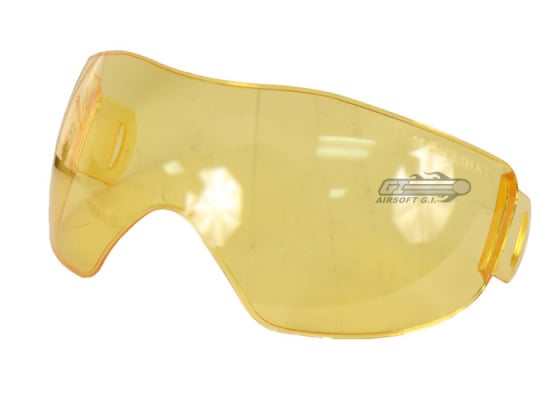 Save Phace Yellow Single Pane Replacement Lens for Tactical Mask