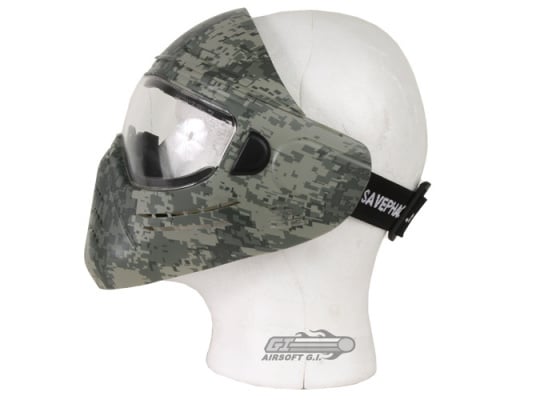 Save Phace Digi Full Face Tactical Mask ( ACU Tiger Stripe )