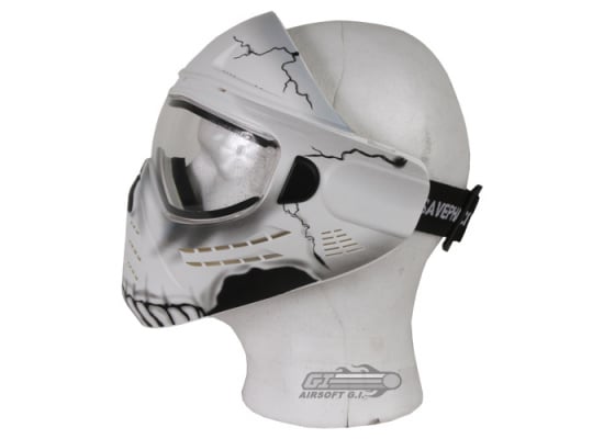 Save Phace VooDoo Full Face Tactical Mask ( White / Black )