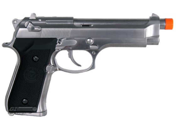 WE M92 Chrome GBB Airsoft Pistol ( Silver )