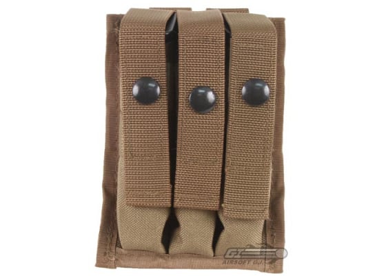 Tru-Spec MOLLE 9mm Triple Magazine Pouch ( Coyote )