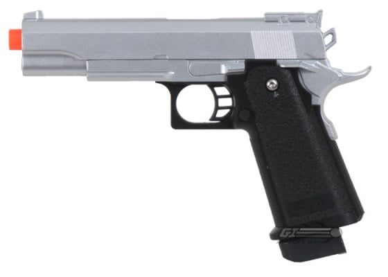 UK Arms G6 1911 Hi Capa 5.1 Spring Airsoft Pistol ( Silver )