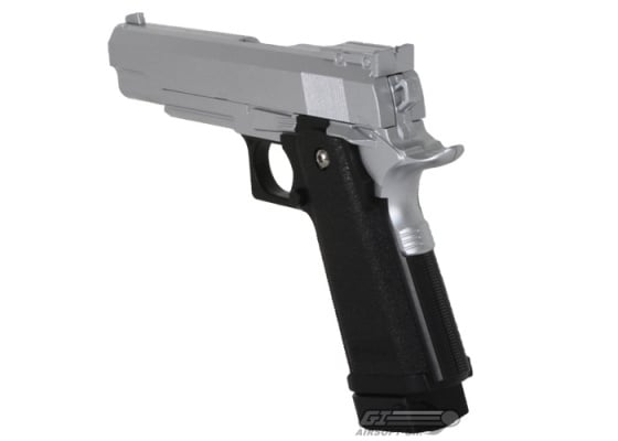 UK Arms G6 1911 Hi Capa 5.1 Spring Airsoft Pistol ( Silver )