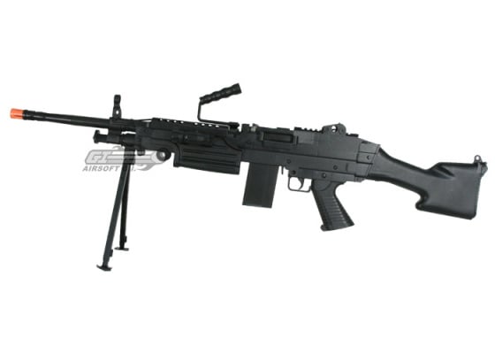 UK Arms P1249 M249 MKII Spring Airsoft LMG ( Black )