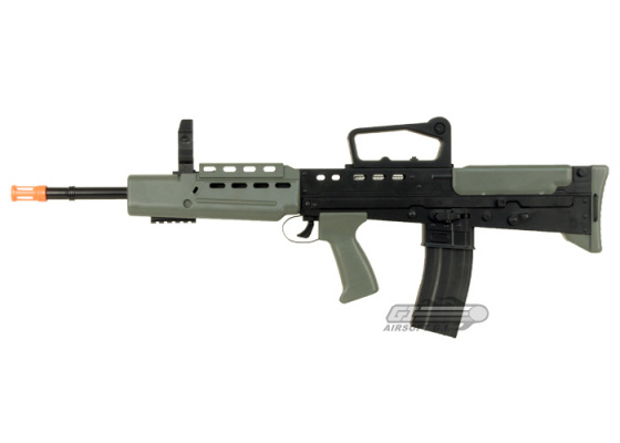 UK Arms L85A2 Rifle Spring Airsoft Rifle ( Black / OD Green )