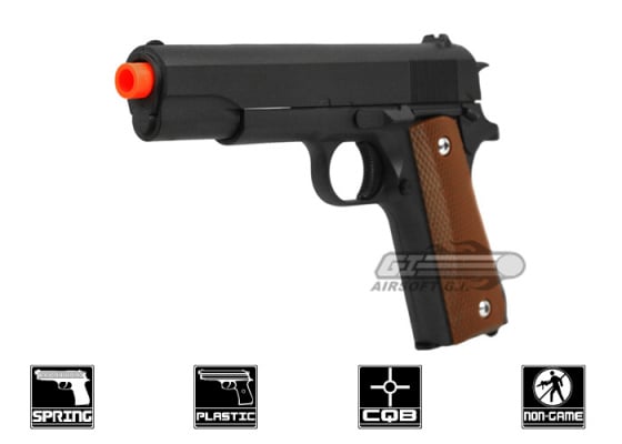 UK Arms G13 1911A1 Spring Airsoft Pistol ( Black )