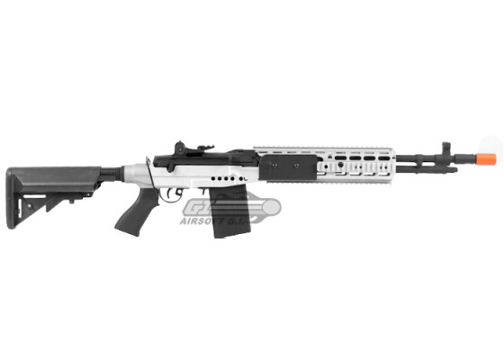 CYMA CM032EBR M14 EBR Sniper AEG Airsoft Rifle ( Silver / Black )