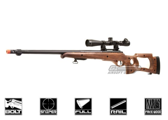 UK Arms M70W SPR A4 Spring Sniper Airsoft Rifle ( Imitation Wood )