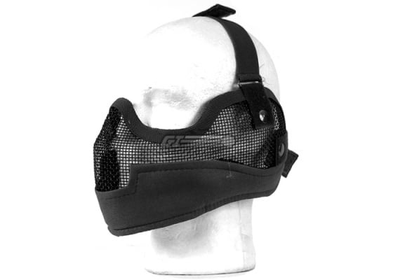 Emerson Tactical Metal Mesh Half Mask w/ Ear Protection ( Option )