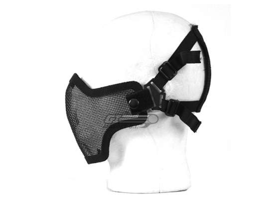 Emerson Tactical Metal Mesh Half Mask ( Black )