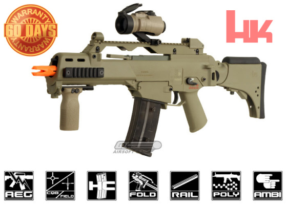 Elite force H&K Blow Back G36CV AEG Airsoft Gun ( Dark Earth )