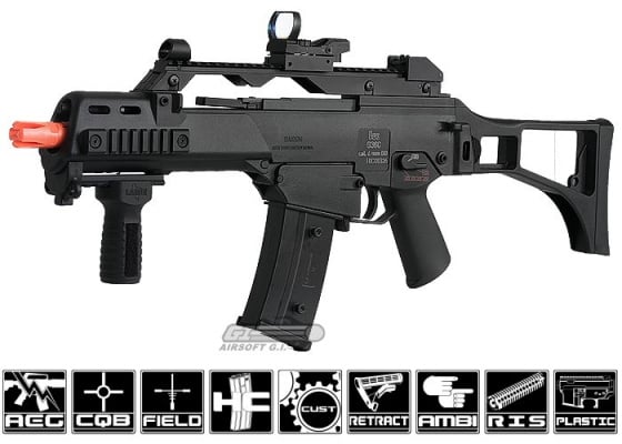 Elite Force H&K G36C Blow Back Carbine AEG Airsoft Rifle ( Black )