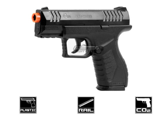 Combat Zone Enforcer CO2 Airsoft Pistol ( Black )