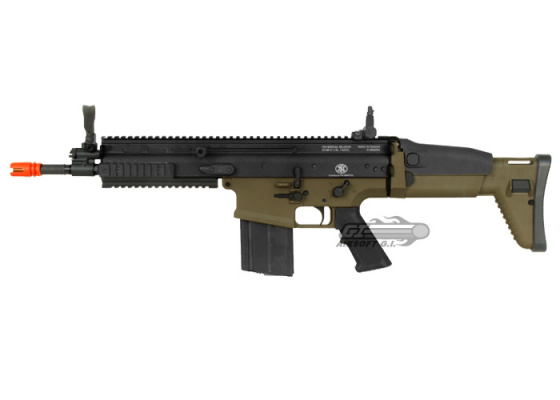 FN Herstal SCAR-H MK17 CQB Carbine AEG Airsoft Rifle by VFC ( Tan / Black )