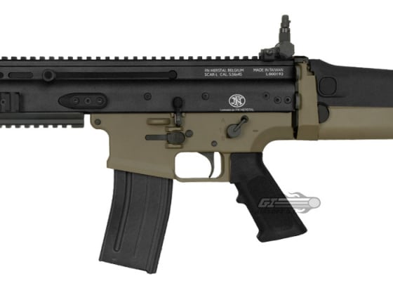 FN Herstal SCAR-L MK16 STD Carbine AEG Airsoft Rifle by VFC ( Tan / Black )