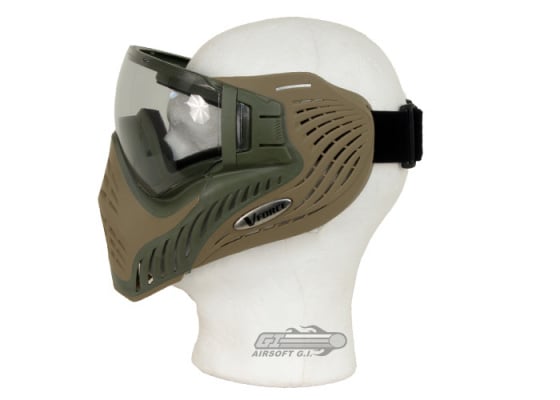 V-Force Profiler Anti-Fog Full Face Mask ( OD / Tan )