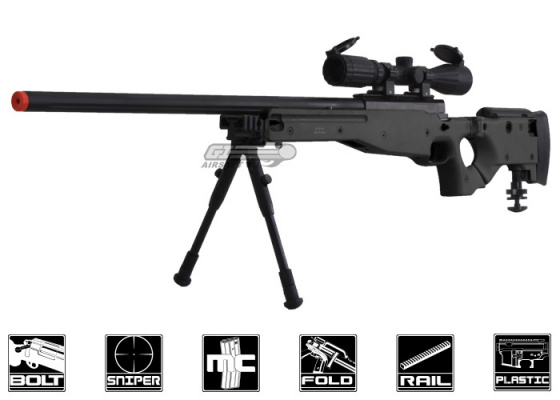 Well MB08 Bolt Action Sniper Airsoft Rifle ( Black )