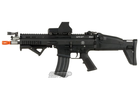 WE Open Bolt FN Herstal SCAR-L MK16 Carbine GBB Airsoft Rifle ( Black )