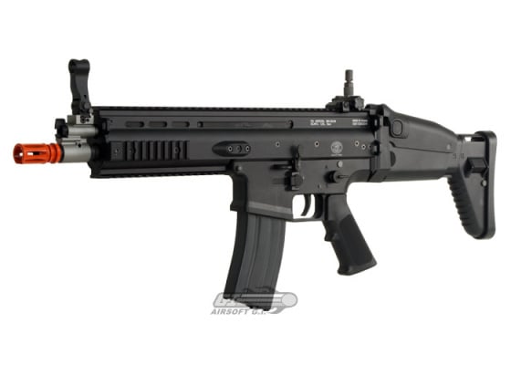 WE Open Bolt FN Herstal SCAR-L MK16 Carbine GBB Airsoft Rifle ( Black )