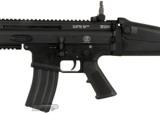 WE Open Bolt FN Herstal SCAR-L MK16 Carbine GBB Airsoft Rifle ( Black )