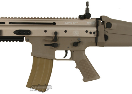 WE Open Bolt FN Herstal SCAR-L MK16 Carbine GBB Airsoft Rifle ( Tan )