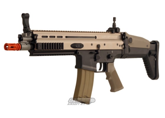 WE Open Bolt FN Herstal SCAR-L MK16 Carbine GBB Airsoft Rifle ( Black / Tan )