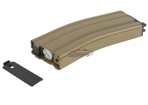 WE SCAR-L Open Bolt 32 rd. CO2 Rifle Magazine ( Flat Dark Earth )