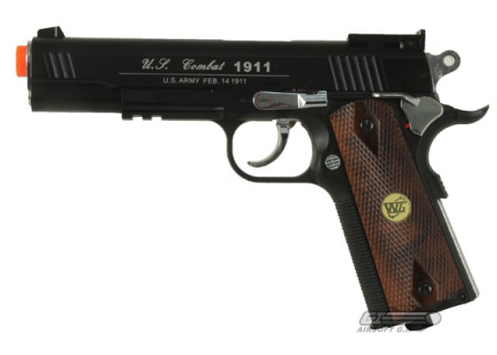 WG Xtreme Special 1911 CO2 Airsoft Pistol ( Black / Imitation Wood )