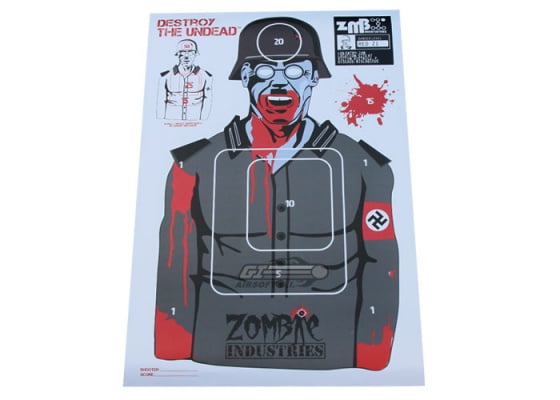 Zombie Industries Nazi Zombie Colossal Paper Target - 25 Pack ( 23 x 35" )