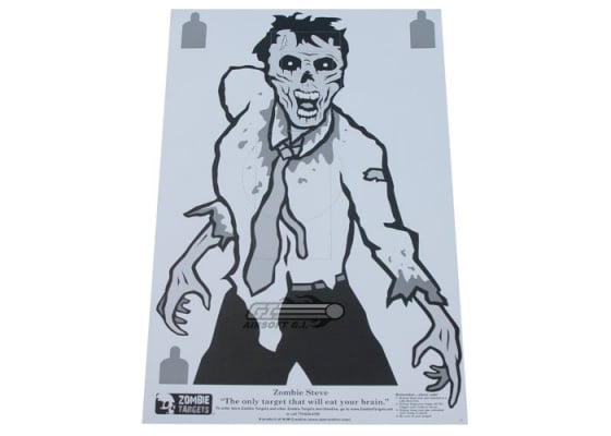 Zombie Industries "Steve" Zombie Targets Paper Target  - 25 Pack ( 23 x 35" )