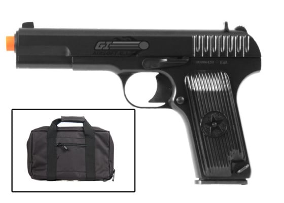 KWA TT-33 NS2 GBB Airsoft Pistol Bag Combo  ( Black )