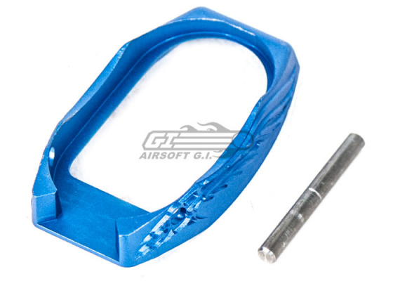 TSC CNC Aluminum Mag Well for TM Hi Capa 5.1 ( Type A / Blue )