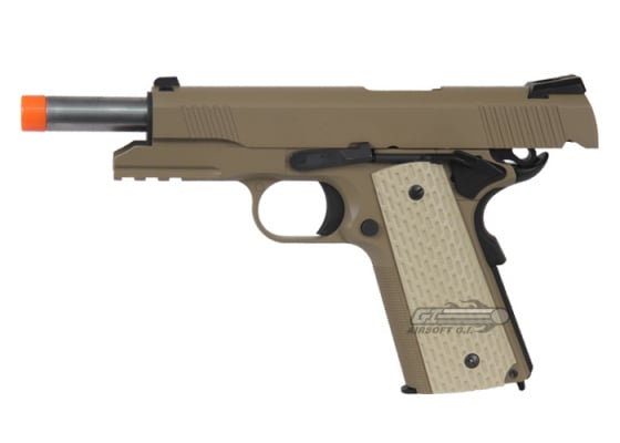 WE Desert Warrior 1911 GBB Airsoft Pistol ( Tan )