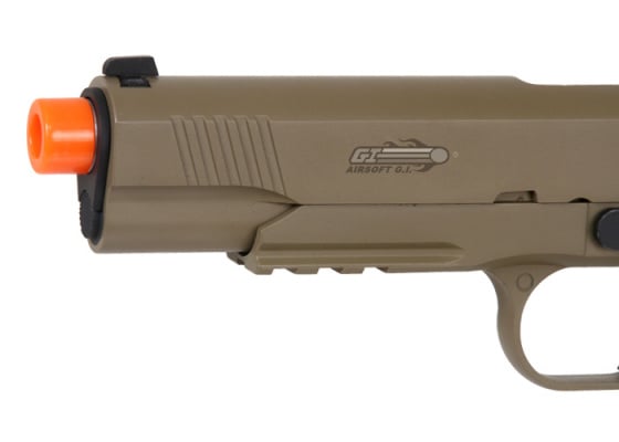 WE Desert Warrior 1911 GBB Airsoft Pistol ( Tan )