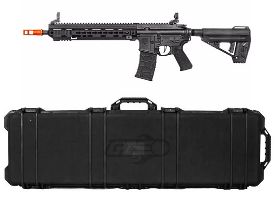 Elite Force Avalon VR16 Calibur Carbine AEG Airsoft Rifle by VFC w/ Case Combo ( Black )