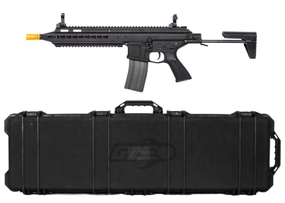 Classic Army Scarab RAC Carbine AEG Airsoft Rifle w/ Case Combo ( Black )