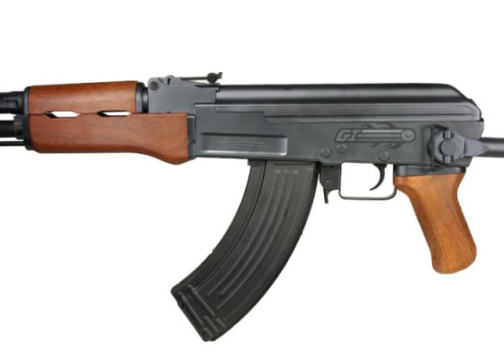 CYMA CM028S AK47S Carbine AEG Airsoft Rifle ( Black / Imitation Wood )